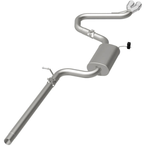 MagnaFlow Sys C/B 2015 Volkswagen Golf 1.8L 2.5in SS Dual Driver Side Exit Polished 3 Tip - 19163