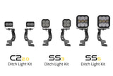 Diode Dynamics Stage Series Ditch Light Kit for 2019-Present Ram SS3 - Yellow Pro Combo - DD7602
