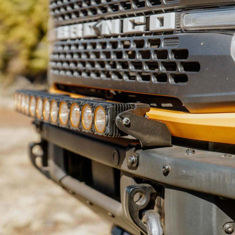 KC HiLiTES 21-24 Ford Bronco Front Bumper Light Bar Mount (For 30in FLEX ERA LED Light Bar) - 7352