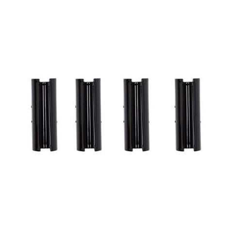 S&S Cycle 99-17 BT 2.500in Pushrod Cover Keeper Set - Gloss Black - 930-0142