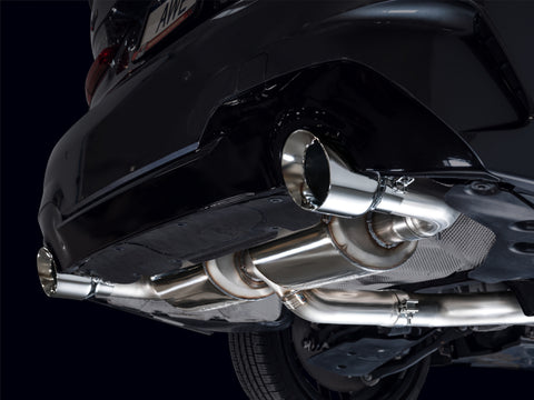 AWE Tuning 19-23 BMW 330i / 21-23 BMW 430i Base G2X Touring Axle-Back Exhaust - Chrome Silver - 3015-32429