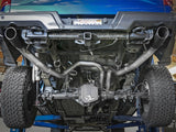 aFe MACH Force-Xp 3in to 3-1/2in 304 SS Cat-Back Exhaust w/Black Tip 17-18 Ford F-150 Raptor V6 3.5L - 49-33094-B