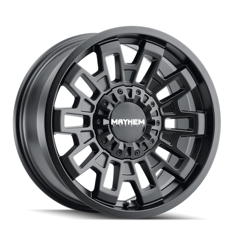 Mayhem 8113 Cortex 20x9 / 8x170 BP / 0mm Offset / 125.2mm Hub Matte Black Wheel - 8113-2970MB