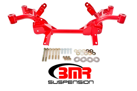 BMR 82-82 3rd Gen F-Body K-Member w/ LS1 Motor Mounts and Pinto Rack Mounts - Red - KM008-1R