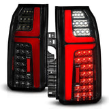 ANZO 15-20 Chevrolet Tahoe Sequential LED Tube Taillights Black - 311468