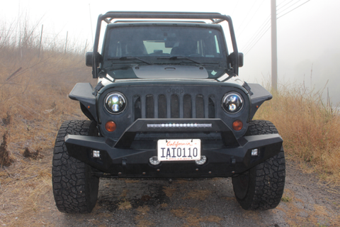 Body Armor 4x4 07-22 Jeep Wrangler JK/JL & Gladiator JT Orion Full-Width Front Bumper - JP-19537