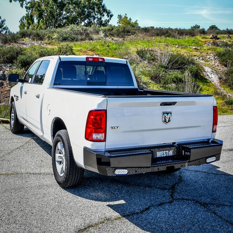 Westin 09-18 Ram 1500 HDX Bandit Rear Bumper - Black - 58-341175