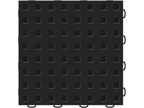 WeatherTech TechFloor - 12in X 12in Tiles - Black/Black **Order in Qtys of 10 - 51T1212 BK-BK
