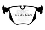 EBC 00-06 BMW X5 3.0 Greenstuff Rear Brake Pads - DP61118