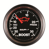 Autometer Sport-Comp II GM 52mm 30 PSI Mechanical Boost Vacuum Gauge - 3603-00406
