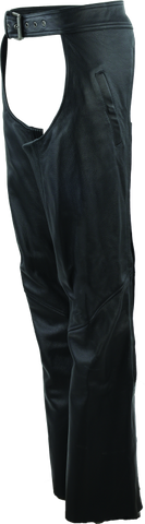 River Road Plains Leather Chaps Black Womens - Small - 094425