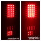 xTune Ford F150 Styleside 04-08 (Not Fit Heritage & SVT) LED Tail Lights Black ALT-ON-FF15004-LED-BK - 5012890