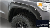 Bushwacker 16-18 Toyota Tundra Fleetside Pocket Style Flares 4pc - Midnight Black - 30918-43
