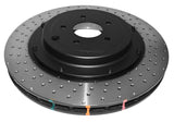 DBA 08-12 Nissan Pathfinder 5.6L Front 5000 Series Drilled Rotor - 52321BLKXD