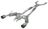 HKS Infiniti Q50 Hybrid VQ37 Dual Hi-Power Titanium Tip Catback Exhaust - 32009-KN001
