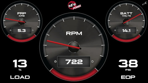 aFe AGD Advanced Gauge Display Digital 5.5in Monitor 08-18 Dodge/RAM/Ford/GM Diesel Trucks - 77-91001