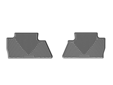 WeatherTech 14+ Chevrolet Silverado Rear Rubber Mats - Black - W311GR