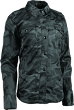Speed and Strength Speed Society Armored Moto Shirt Camouflage Womens -XS - 880436