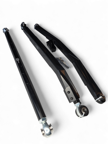 Elektric Offroad 2024+ Can Am Maverick R Volt Billet Radius Rods Anodized Black - AMFBM0001-B