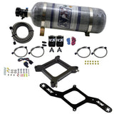 Nitrous Express 4150 Assassin Plate Stage 6 Nitrous Kit (50-300HP) w/12lb Bottle - 67040-12