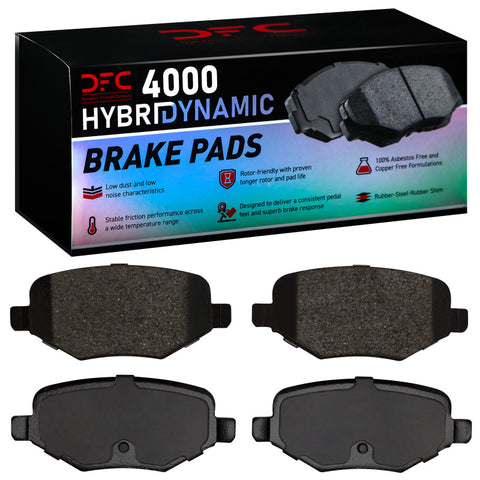 DFC 09-19 Lincoln Mkx Rear 4000 Hybridynamic Brake Pads - 4000-1377-00