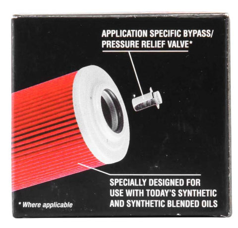 K&N Suzuki / Hyosung 1.75in OD x .5in ID x 1.563in H Oil Filter - KN-131