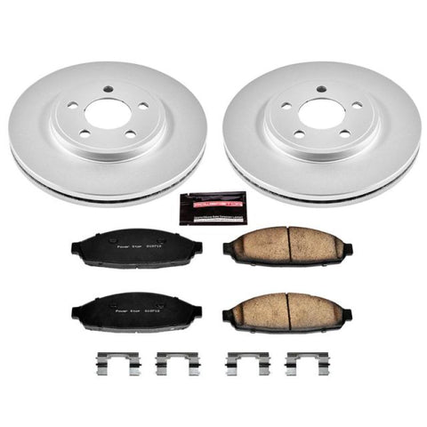 Power Stop 03-11 Ford Crown Victoria Front Z17 Evolution Geomet Coated Brake Kit - CRK1364