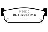 EBC 93-97 Infiniti J30 3.0 Ultimax2 Rear Brake Pads - UD588