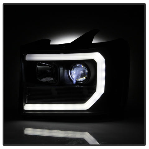 Spyder GMC Sierra 1500/2500/3500 07-13 Denali 08-13 LED Headlights Blk PRO-YD-GS07V2PL-BK - 5087522