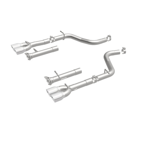 MagnaFlow Axle-Back, SS, 2.5in, Quad Split Rear 3.5in Tip 2015 Dodge Challenger R/T 5.7L - 19210