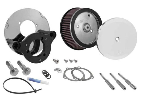 K&N Street Metal Intake System Hammer Chrome for Harley Davidson - RK-3945