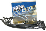 Moroso Chevrolet Small Block (Sprint Car) Ignition Wire Set - Ultra 40 - Unsleeved - HEI - Black - 73722