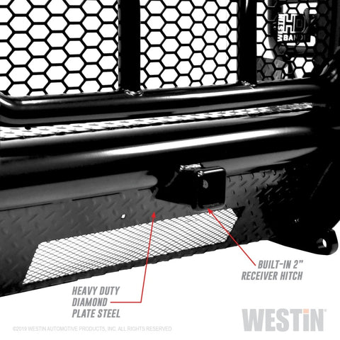 Westin 11-14 Chevrolet Silverado 2500/3500 HDX Bandit Front Bumper - Blk - 58-31145