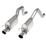 Stainless Works 2006-13 Corvette C6ZO6/ZR1 3in Axle Back S-Tube Mufflers Dual 4in Rolled Edge Tips - ZO6CB