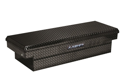 Lund Universal Aluminum Single Lid Cross Bed Box - Black - 79200PB