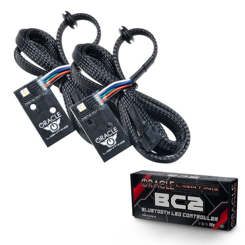 Oracle 14-21 Infiniti Q50 RGB+W Headlight DRL Upgrade Kit - ColorSHIFT w/ BC1 Controller - 1457-335
