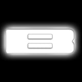 ORACLE Lighting Universal Illuminated LED Letter Badges - Matte Wht Surface Finish - B - 3140-B-001