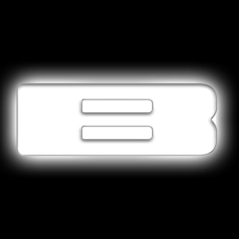 ORACLE Lighting Universal Illuminated LED Letter Badges - Matte Wht Surface Finish - B - 3140-B-001