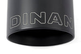 Dinan Double-Walled 4in Clamp-On Exhaust Tip - Black - 4in Outlet / 3in Inlet - D663-0638-BOX