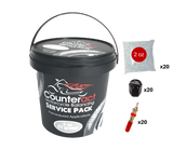 Counteract Motorcycle Balance Beads Shop Service Bucket: 20 packs - 2oz bags - MKSP2