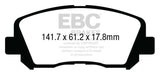 EBC 15+ Chrysler 200 2.4 Greenstuff Front Brake Pads - DP23007