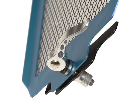Cusco 04-07 Impreza WRX STi Turbo (GD - EJ20/25T) Aluminum Intercooler Protection Grill Kit - Blue - 672 035 A