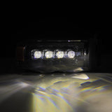 AlphaRex 02-05 Dodge Ram 1500 NOVA LED Proj Headlights Alpha Black w/Activ Light/Seq Signal - 880566