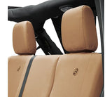 Bestop 13-18 Jeep Wrangler JK 4-Door Rear Seat Covers (Tan) - 29284-04