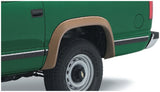 Bushwacker 88-99 Chevy C1500 Extend-A-Fender Style Flares 2pc Covers OEM Flare Holes - Black - 40014-01