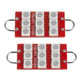 Oracle 44MM 6 LED 3 Chip - Loop Festoon Bulbs (Pair) - Red - 5209-003