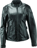 Kuryakyn Leather By River Road Race Leather Jacket Black Womens - Small - 094363