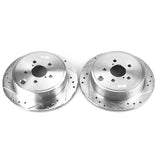 Power Stop 13-16 Subaru BRZ Rear Evolution Drilled & Slotted Rotors - Pair - JBR1365XPR