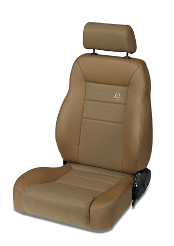 Bestop 76-86 Jeep Cj7 Front Driver Side Trailmax II Pro Seat (Center Fabric Insert Spice) - 39461-37