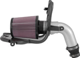 K&N 17-18 Chevy Cruze 1.4L Turbo Silver Typhoon Short Ram Intake - 69-4537TS